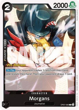Image of Morgans (OP07-090) - 500 Years in the Future Pre-Release Cards